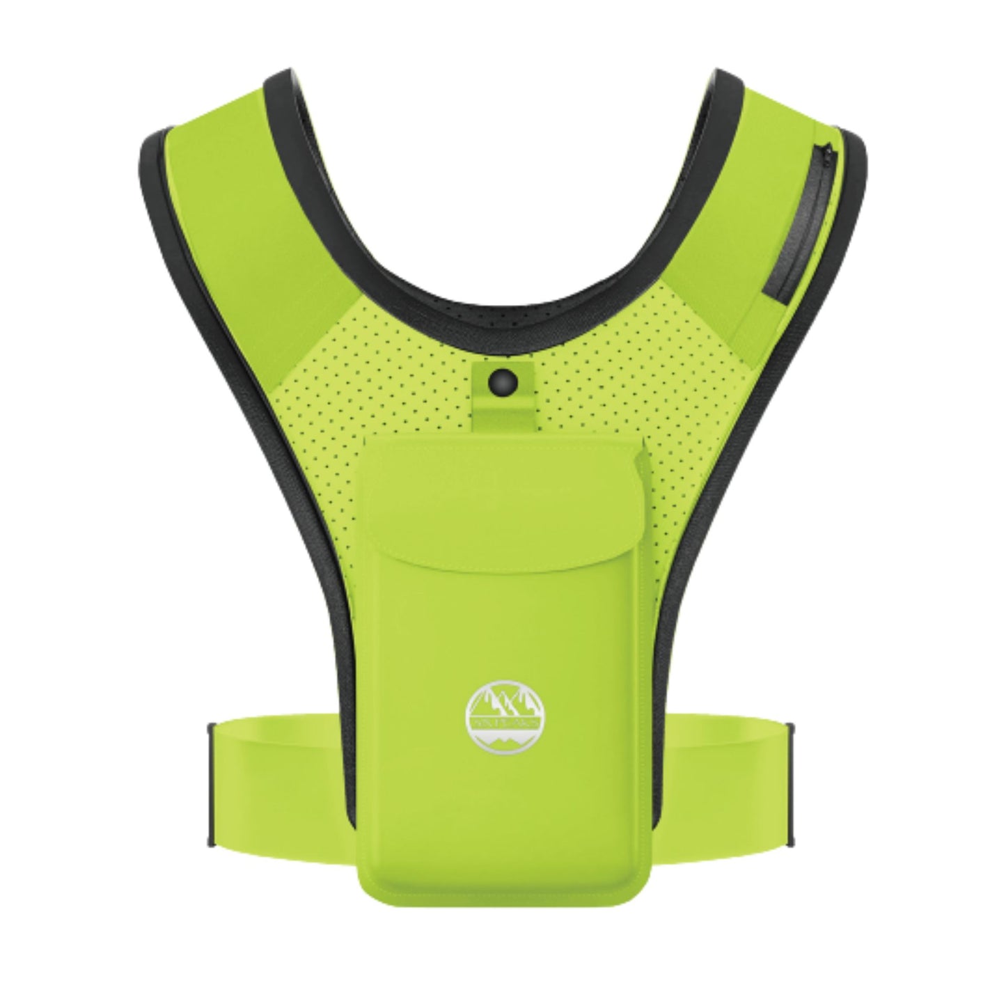 Six Peaks running vest with phone holder, lightweight sporting goods vest designed for outdoor running and active wear.