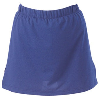 Cartasport Skortz schoolwear skirt with built-in shorts, navy blue color, lightweight fabric, perfect for student uniforms.