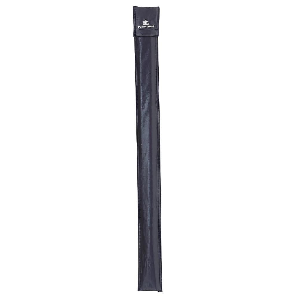 PowerGlide Powerglide Ultra Slim Cue Sleeve for sporting goods, protective cover for cue sticks, black color with sleek design.