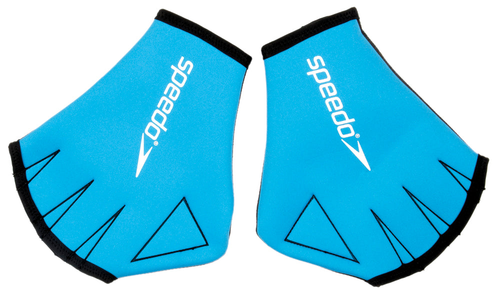 Speedo Aqua Gloves neoprene webbed swim training gloves for enhanced water propulsion and swimming performance.