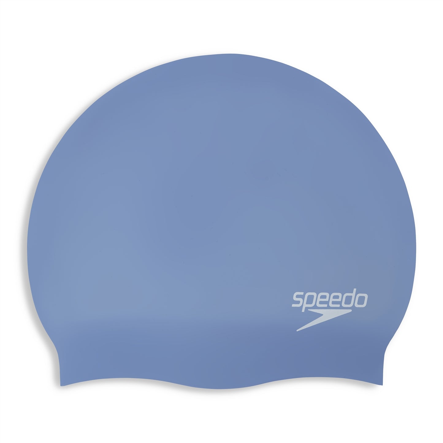 Speedo long hair swim cap made of durable silicone, designed to comfortably fit and protect long hair during swimming.