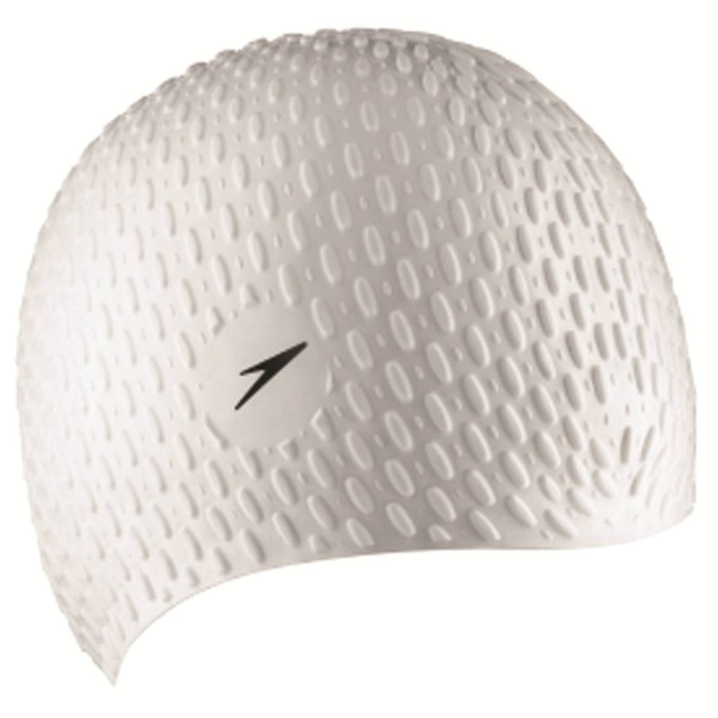Speedo Bubble Cap Galinda for swimming, bright blue silicone swimming cap with bubble design, ideal for comfortable water sports wear