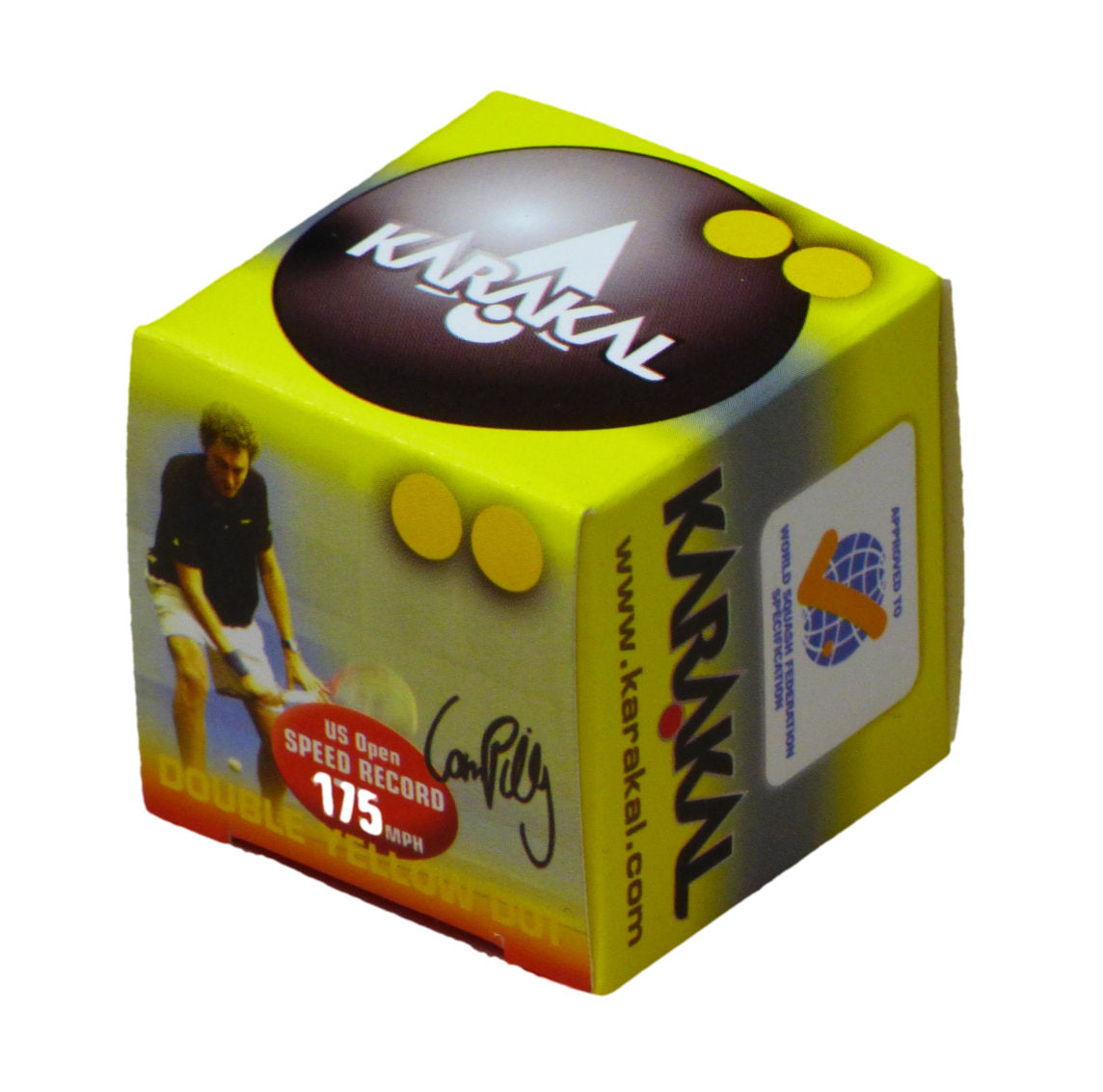 Karakal Squash Balls Elite Double Yellow