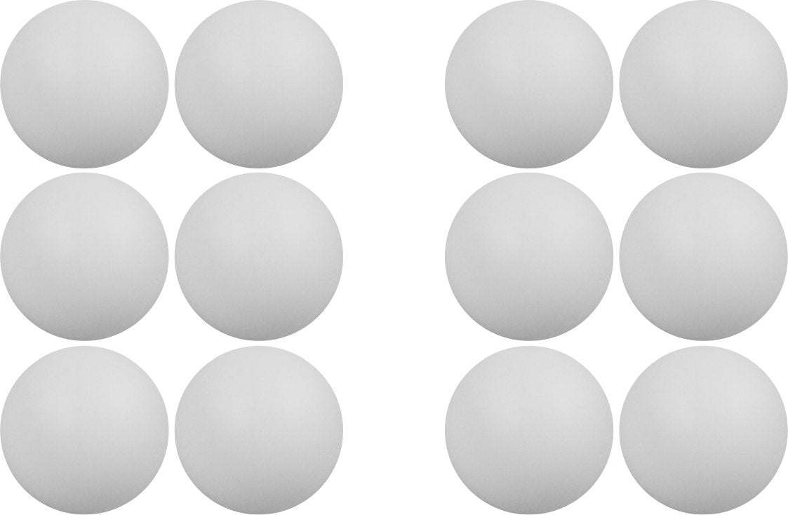 Lion table tennis balls for practice, set of standard white ping pong balls shown on a plain background.
