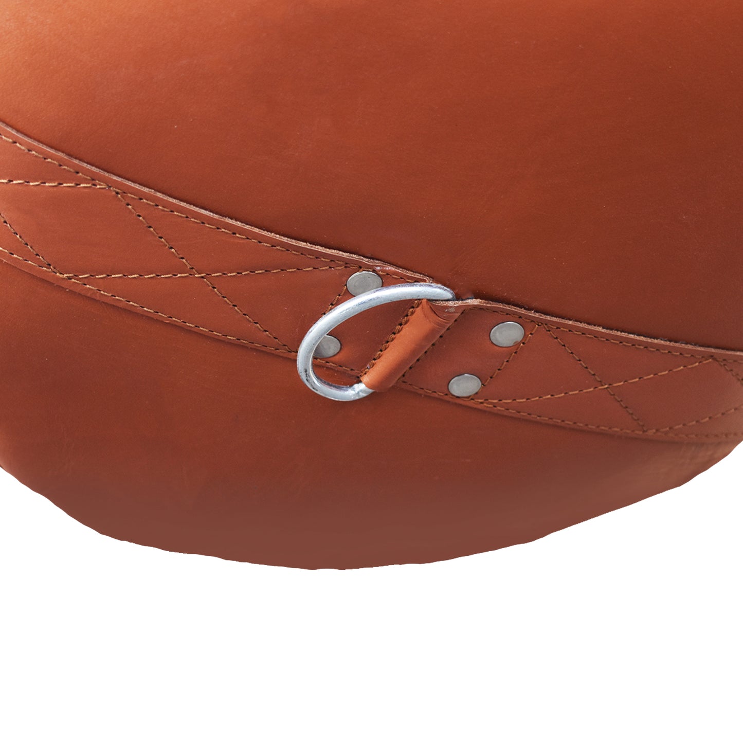 Tuf Wear 4ft Straight Leather Punchbag - Classic Brown (Approx 40kg)