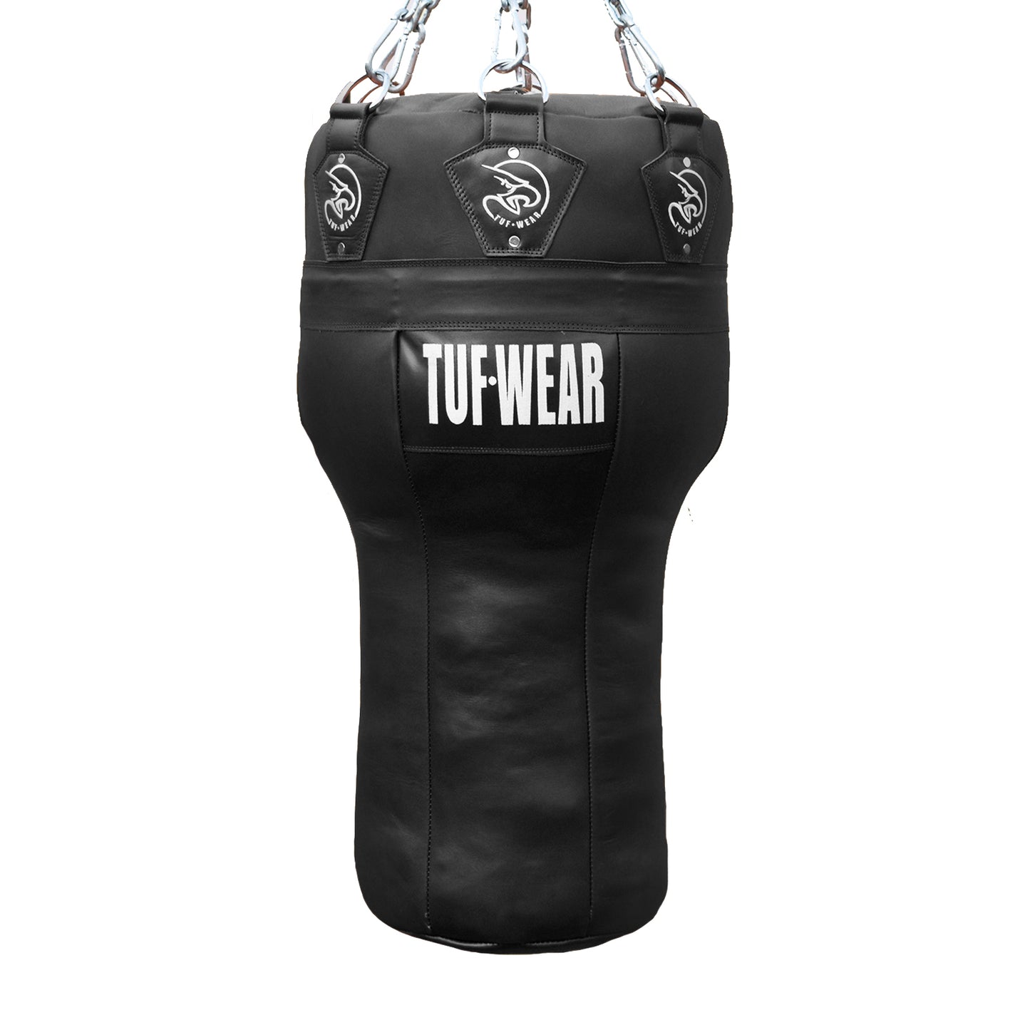 Tuf Wear Leather Angle Bag - All Black