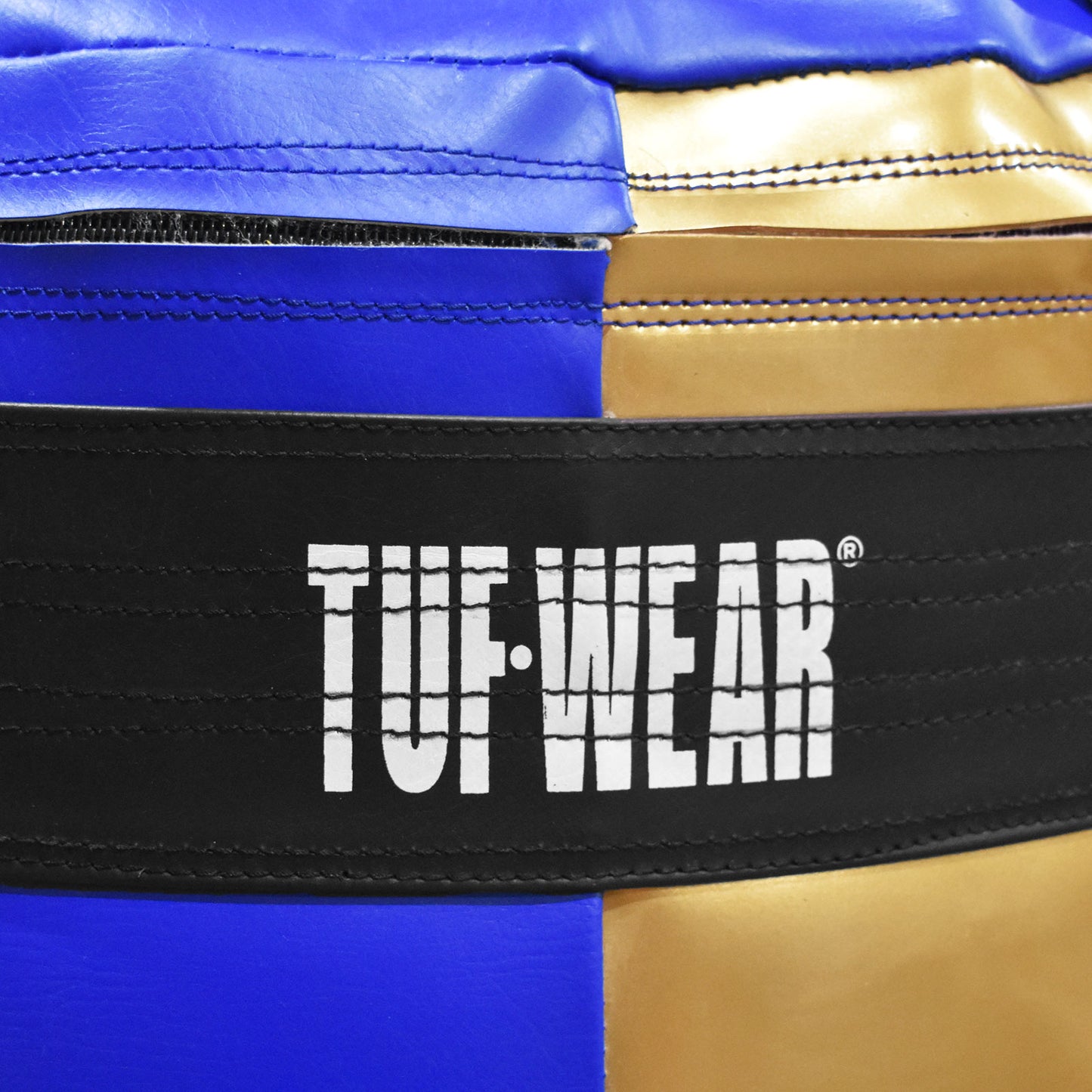 Tuf Wear Balboa 4ft Jumbo Punchbag (20 Inch Diameter)- Blue/Gold (Approx 60kg)