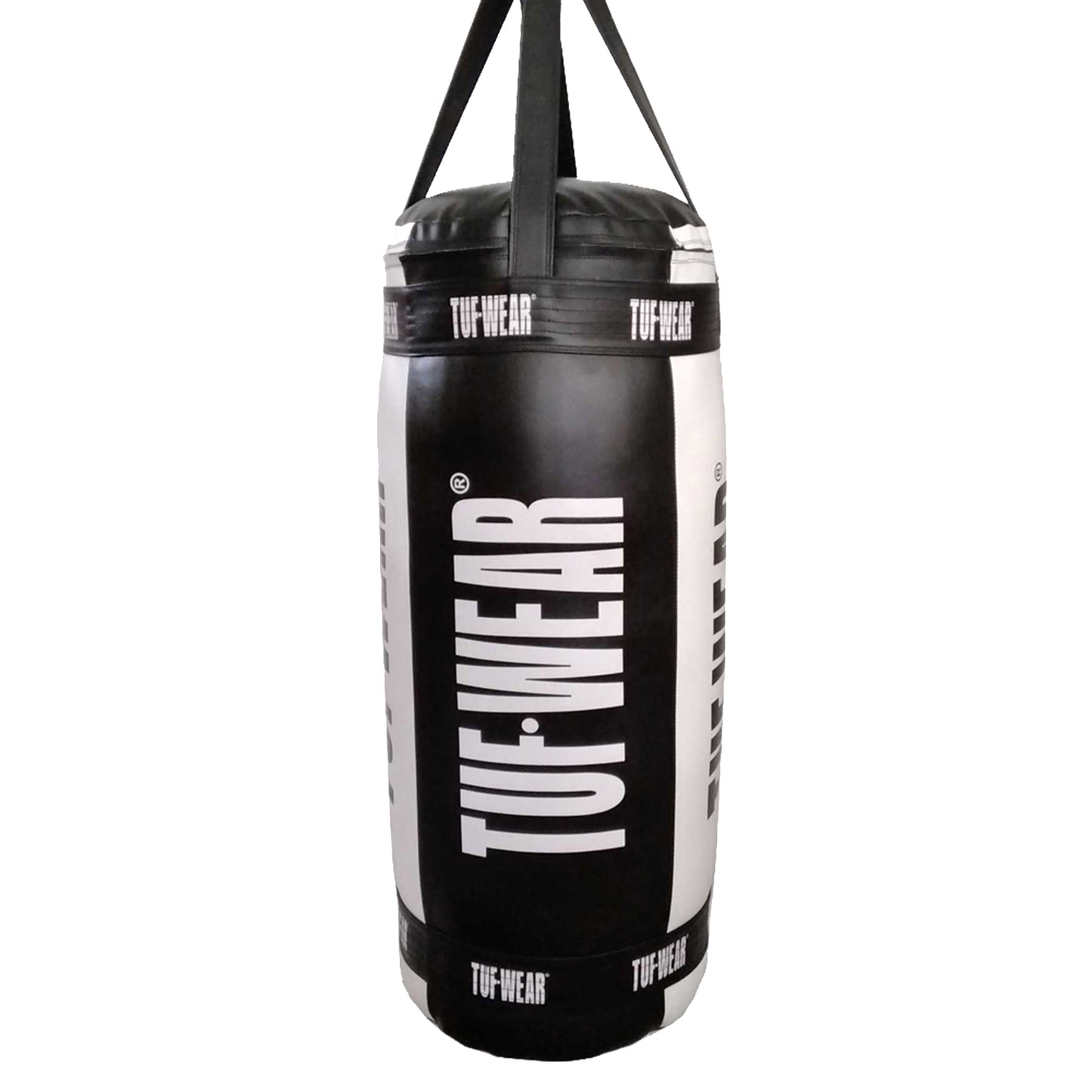Tuf Wear Balboa 4ft Jumbo Punchbag (20 Inch Diameter) - Black / White (Approx 60kg)