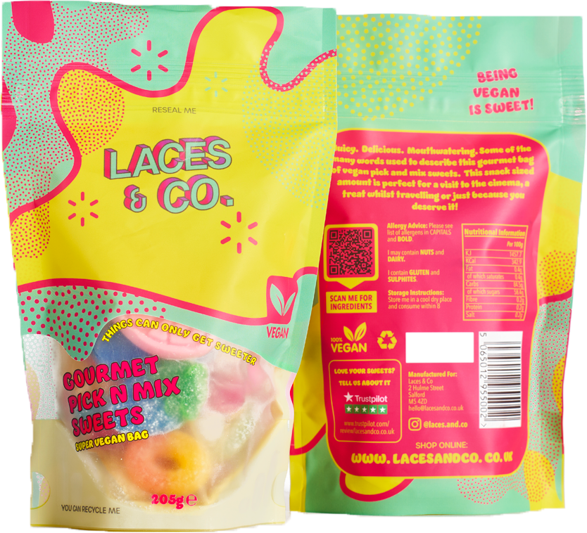 Super Vegan Snack Sized Sweets Bag - 205g