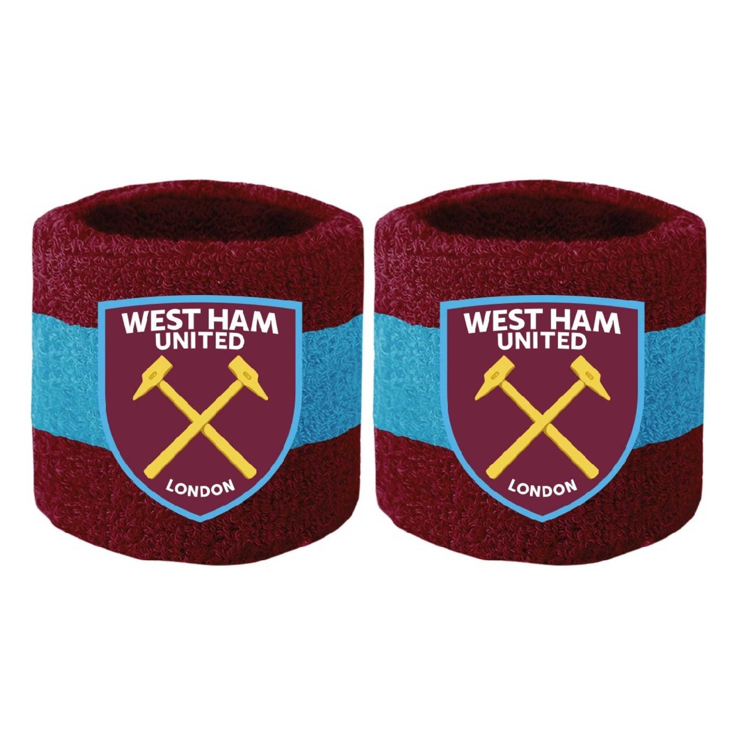 Team Merchandise cotton wristbands for sports, featuring branded sporting goods accessories with comfortable fit and vibrant design.