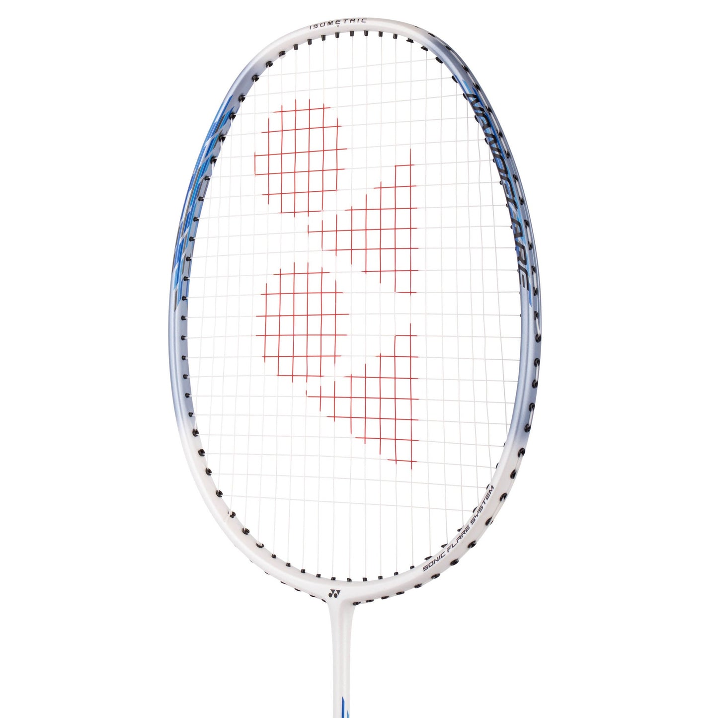 Yonex Nanoflare 001 badminton racket with lightweight frame and sleek design, ideal for competitive play and fast swings.