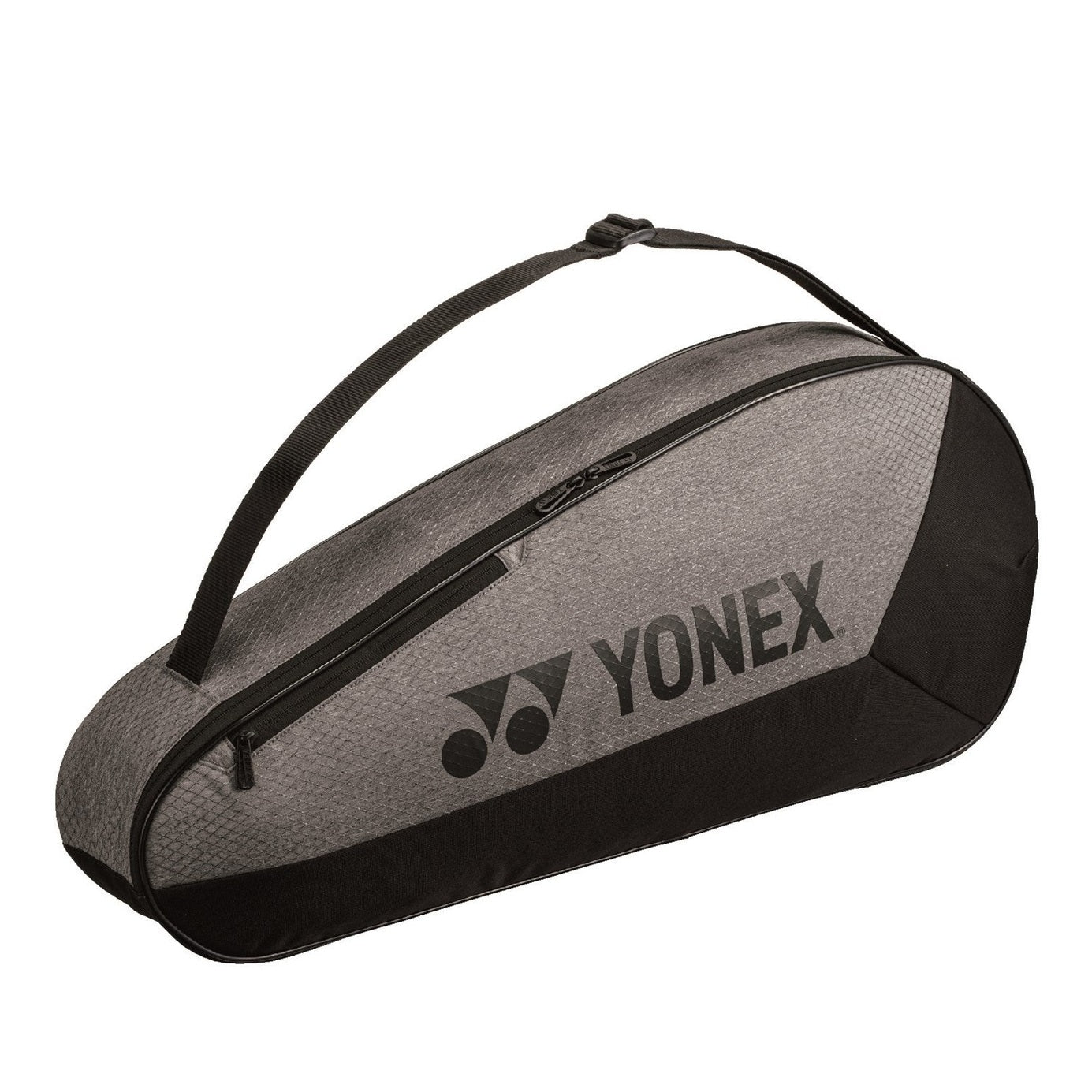 Yonex Team Series badminton holdall with multiple compartments, black and red design, durable fabric, and adjustable shoulder straps.