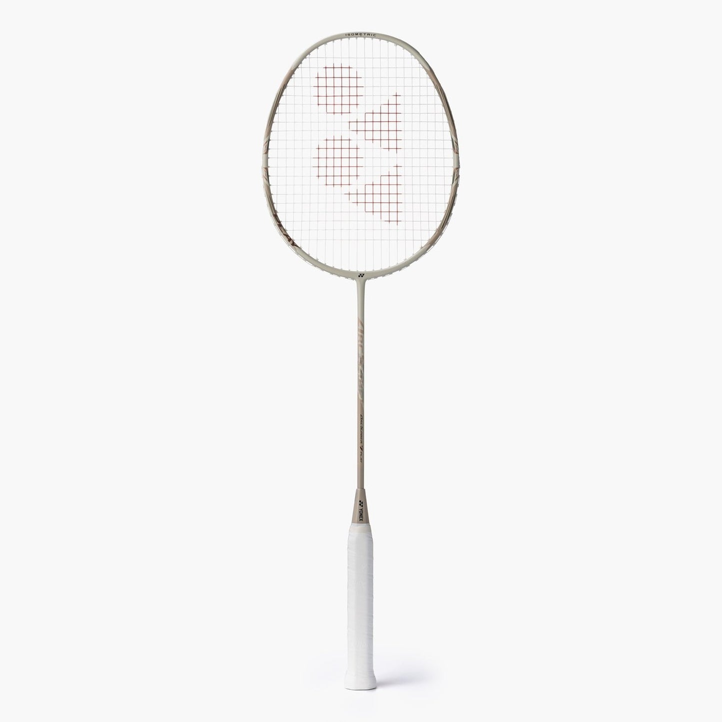 Yonex Arcsaber 7 Play badminton racket with a sleek frame and grip, designed for professional-level play and precision.
