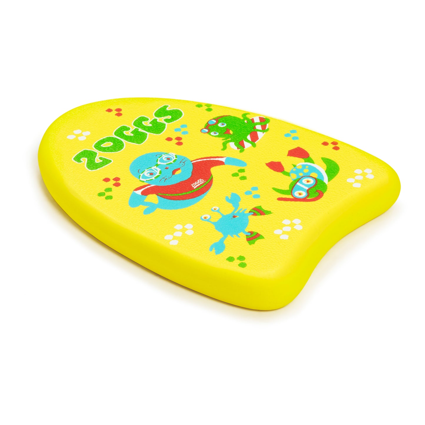 Zoggs Zoggy Mini Kickboard for swimming, featuring bright colors and a fun, child-friendly design, ideal for young swimmers.