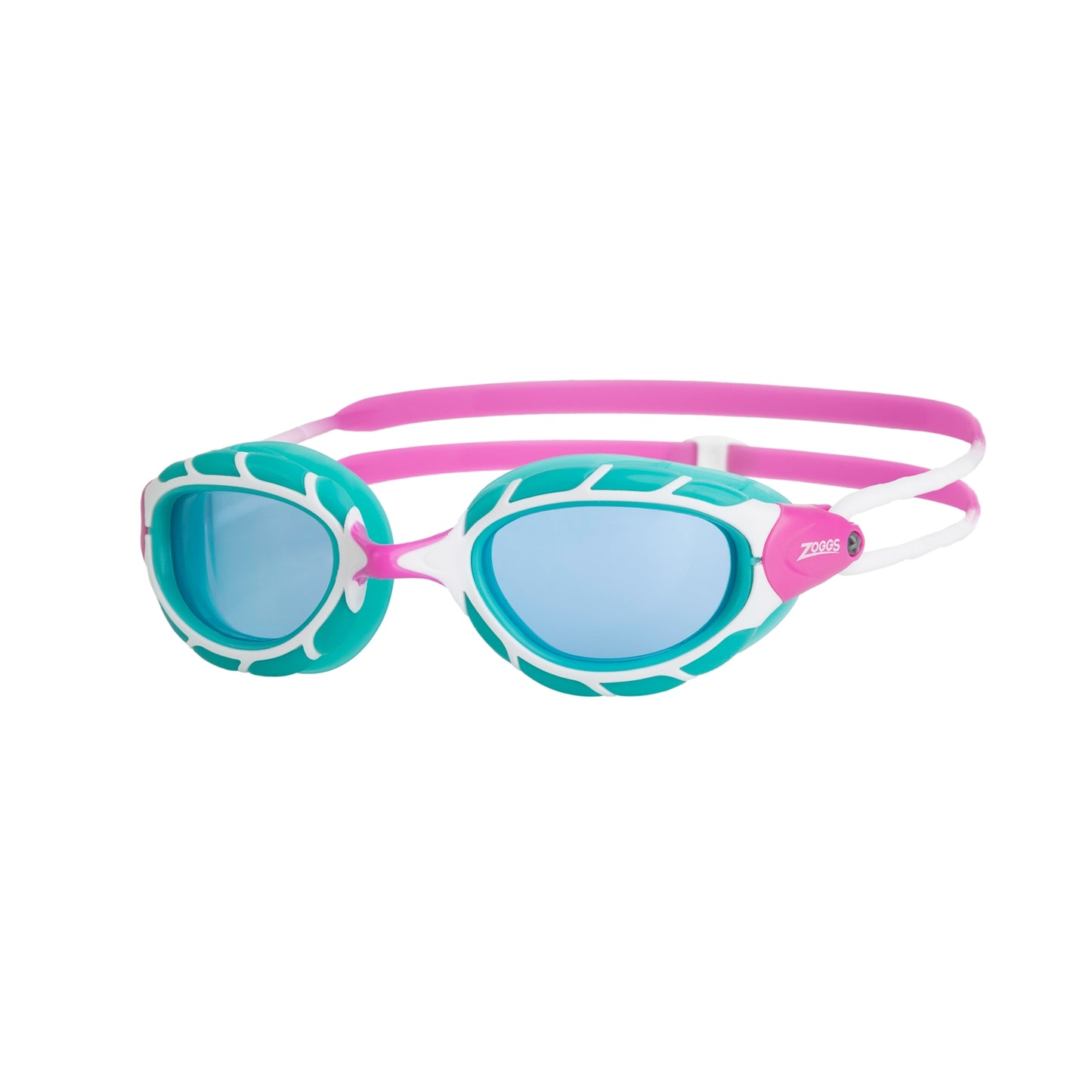 Zoggs Junior Predator Swim Goggles with adjustable straps and clear lenses for kids' swimming activities.