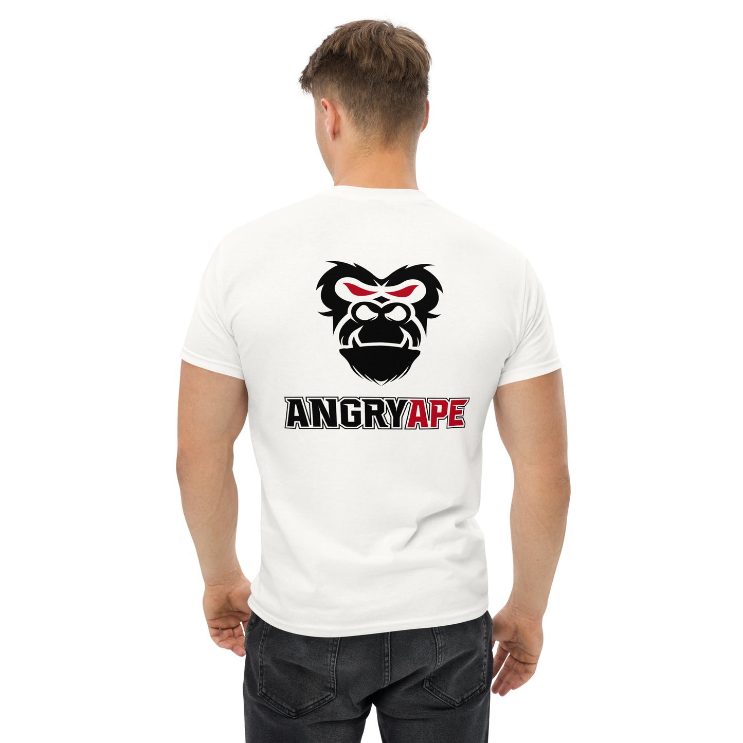 Angry Ape Classic T-Shirt White Tee