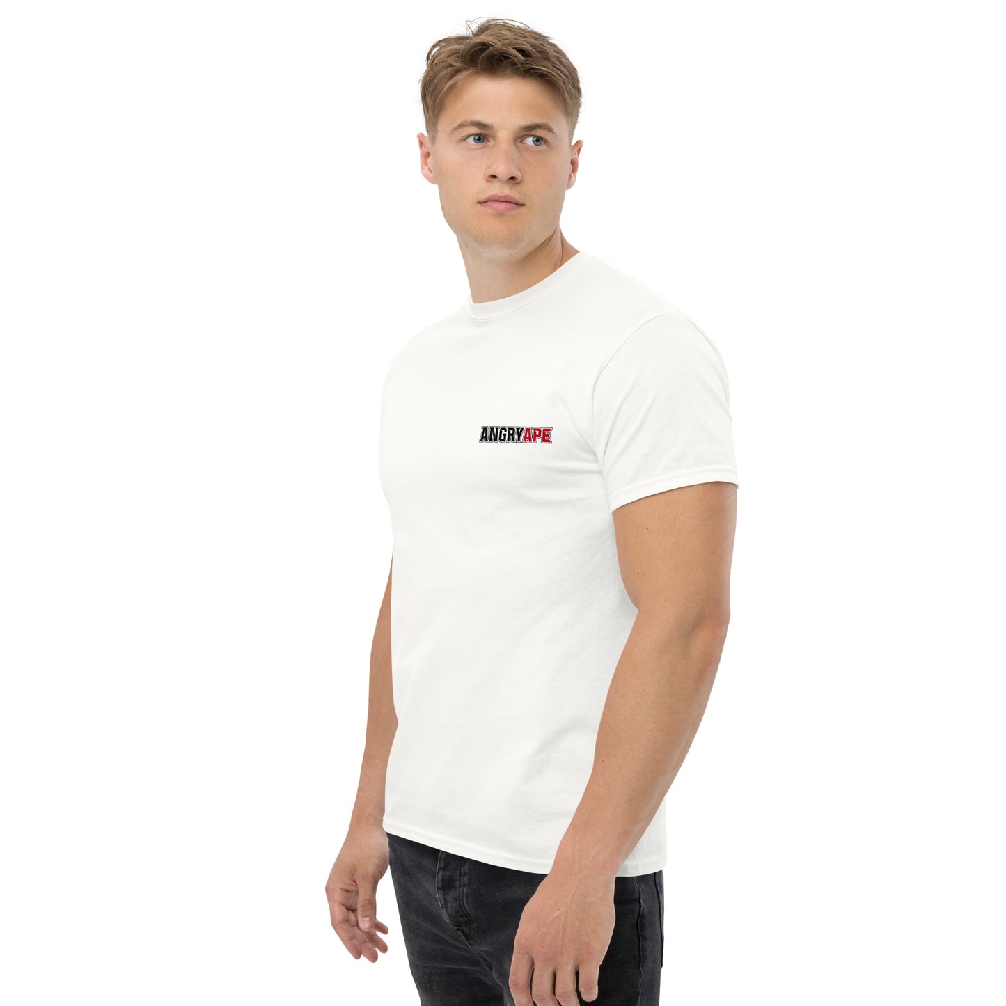 Angry Ape Classic T-Shirt White Tee