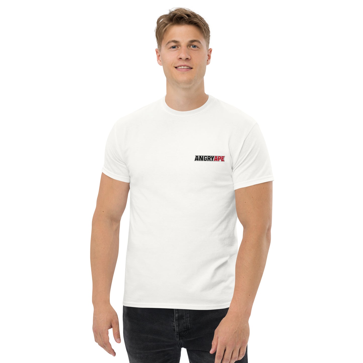 Angry Ape Classic T-Shirt White Tee