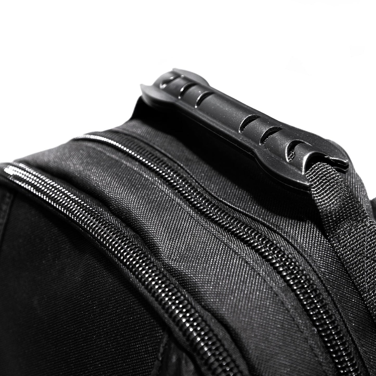 Fairtex BAG4 Rucksack Gym Bag in black camouflage with multiple compartments, designed for sports and gym use.