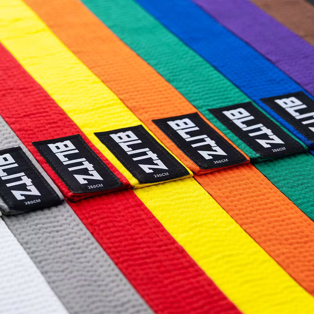 Blitz Plain Coloured Belt - Martial Arts Grading Belt
