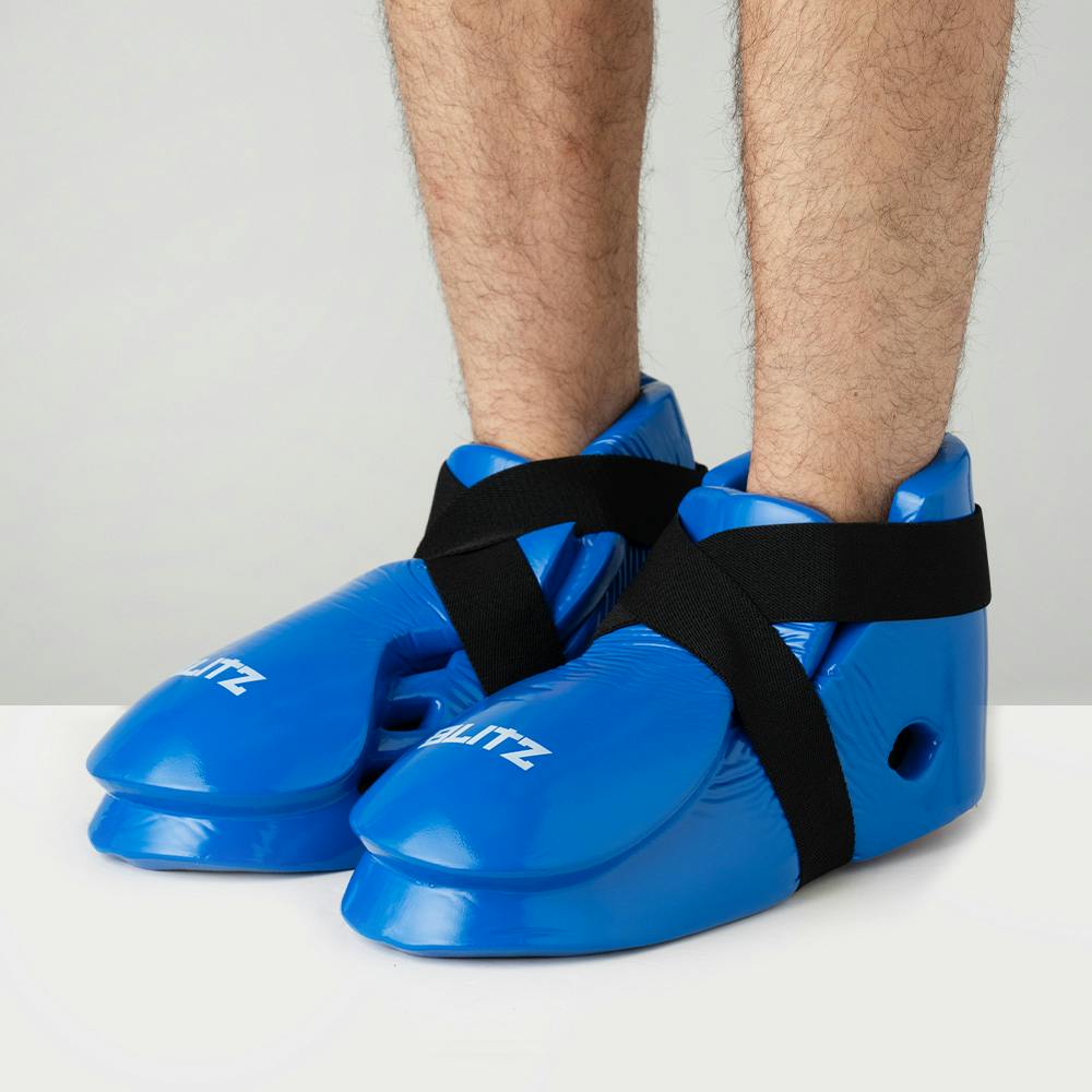 Blitz Double Padded Dipped Foam Foot Guards