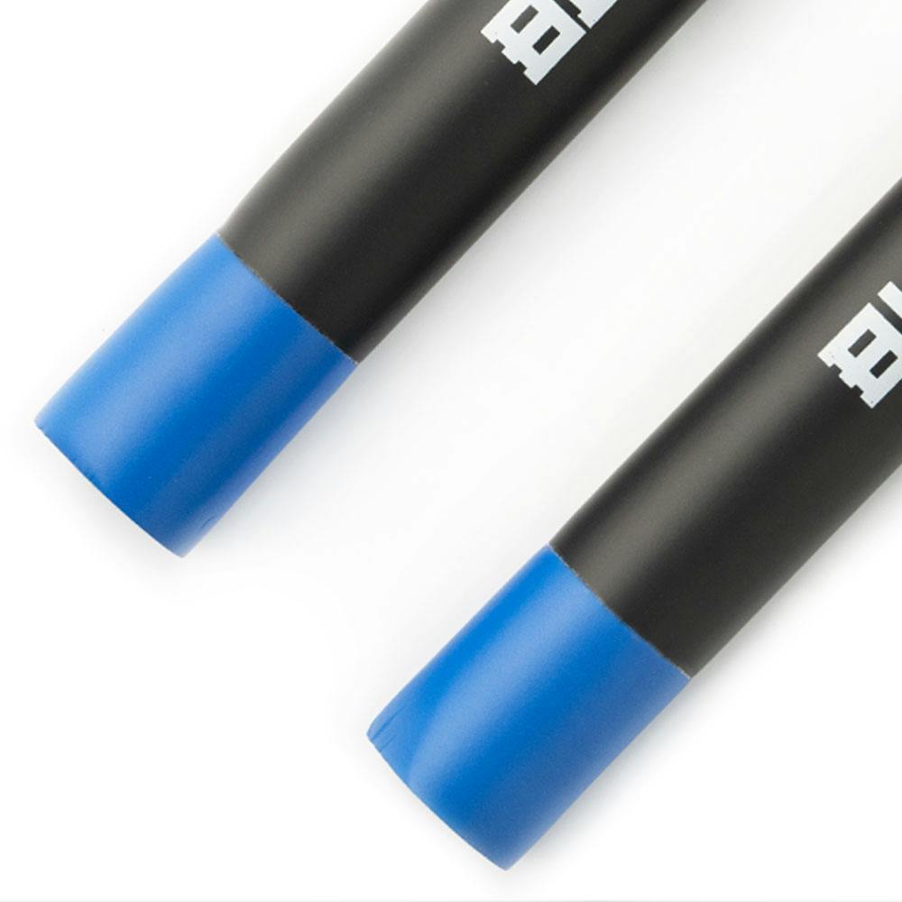 Blitz Black / Blue Foam Safety Ball Bearing Nunchaku