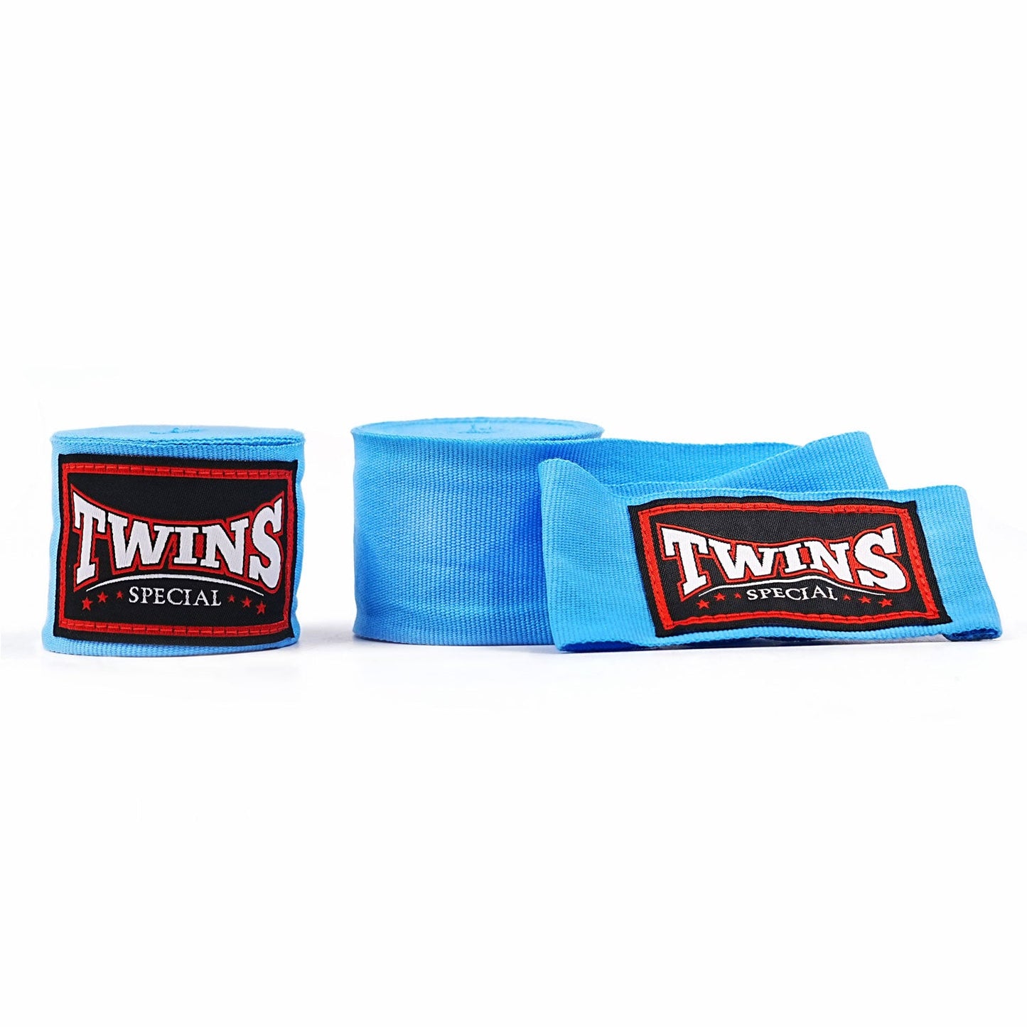 Twins 5m Elastic Handwraps Light Blue
