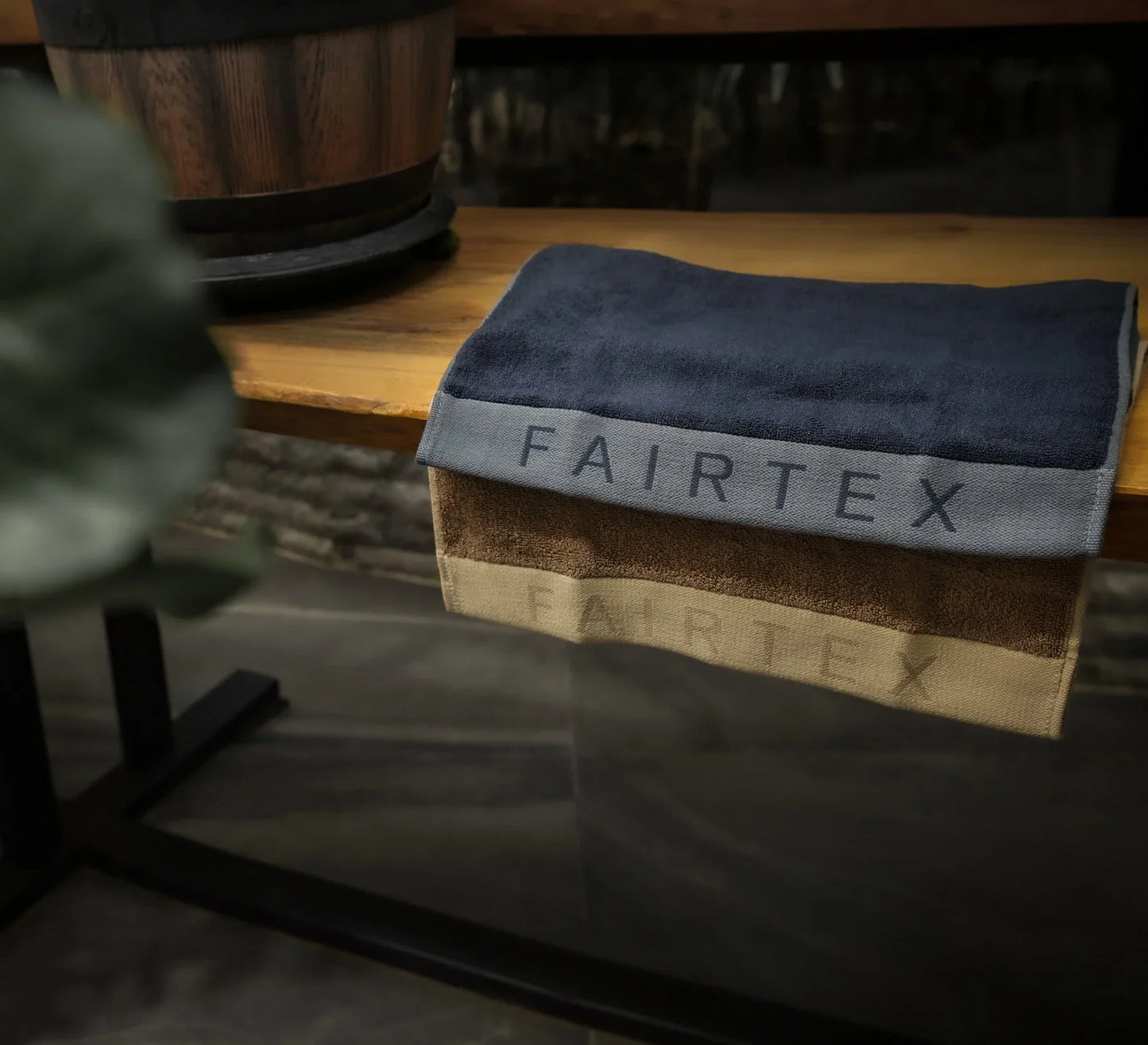 Fairtex Premium Bamboo Hand Towel Navy Blue