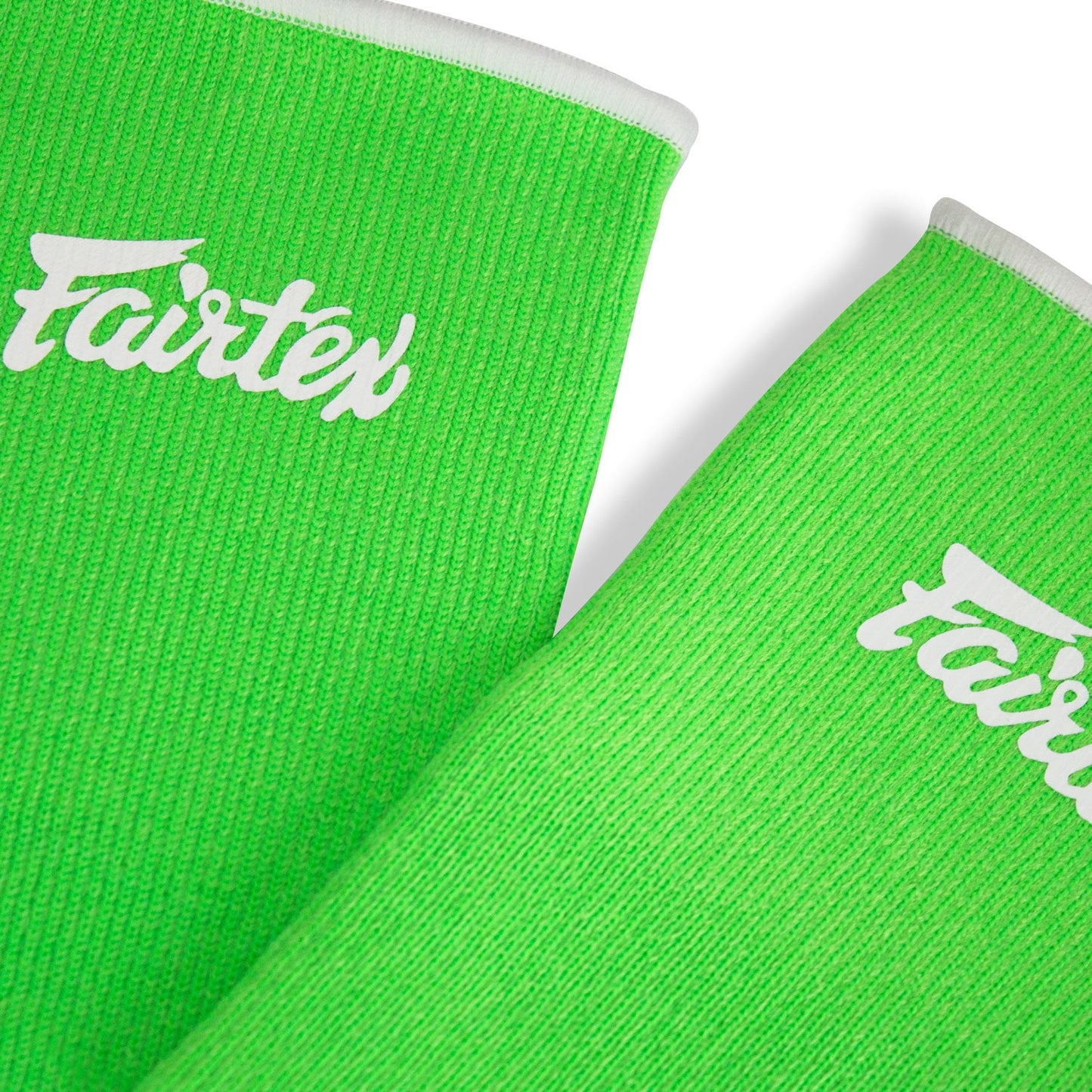 Fairtex Muay Thai Ankle Supports Green-White
