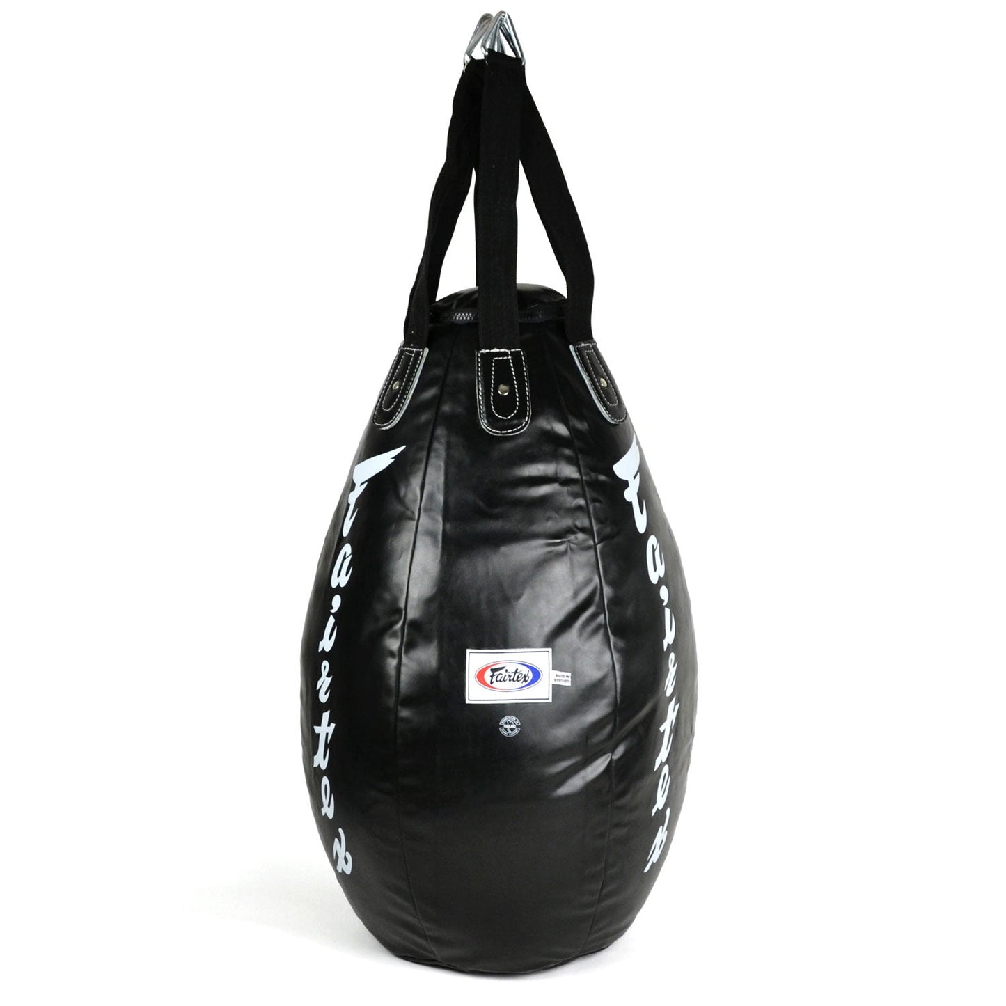 Fairtex Muay Thai Boxing Super Teardrop Bag Black FILLED