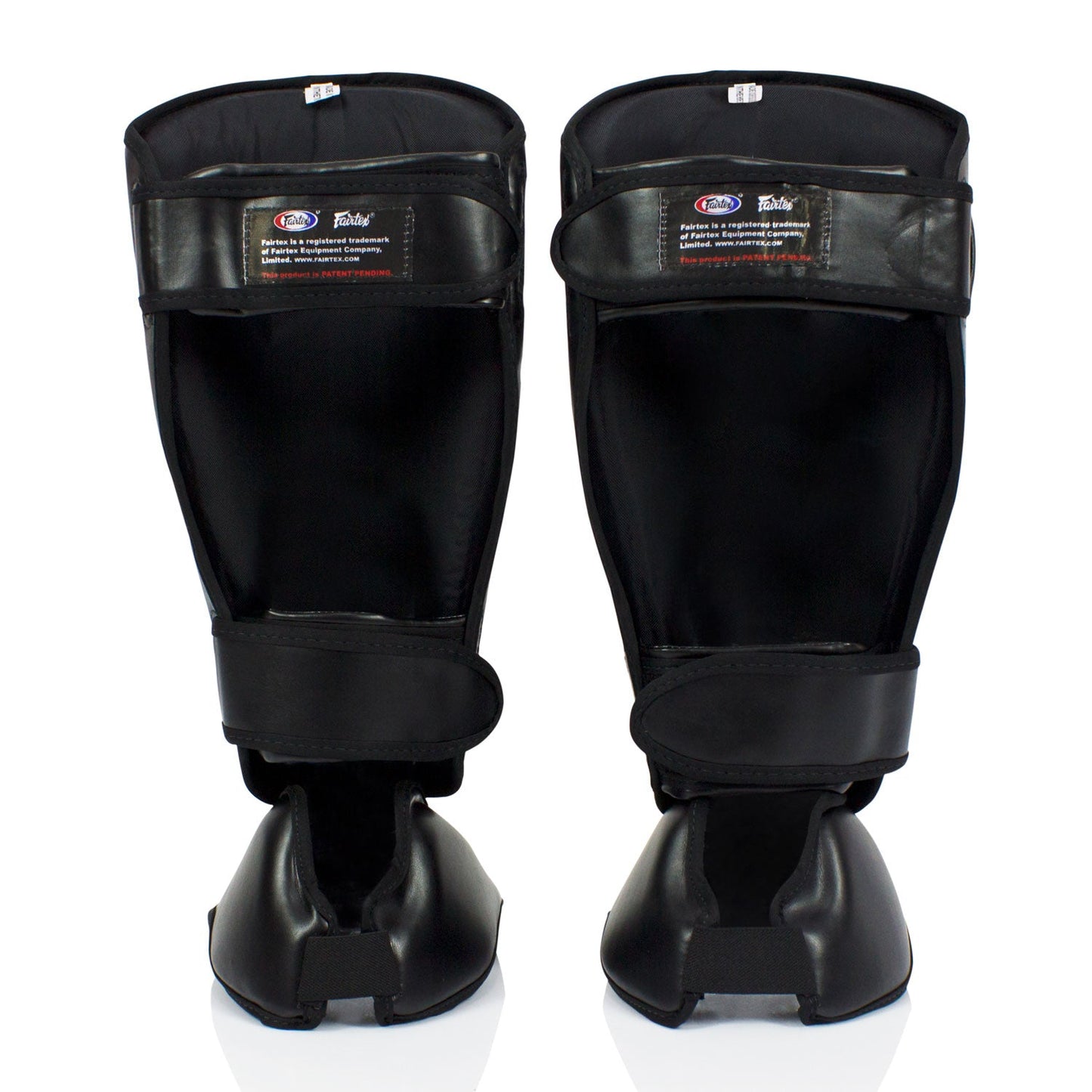 Fairtex Muay Thai Boxing Twister Detachable Shin Pads Black