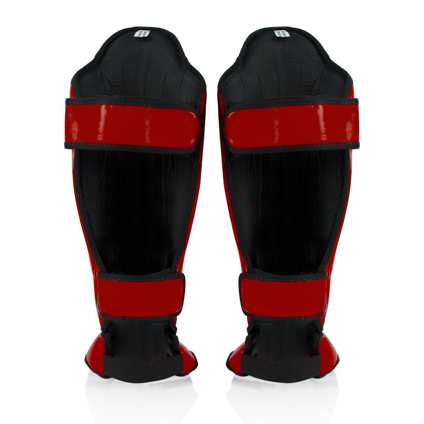 Fairtex Muay Thai Boxing Shin Pads Red
