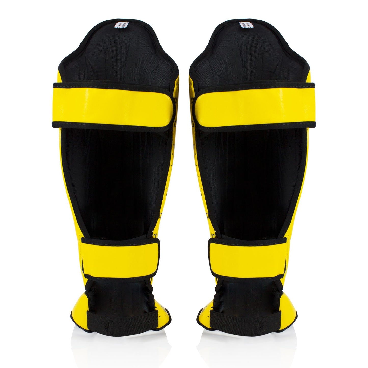 Fairtex Muay Thai Boxing Shin Pads Yellow