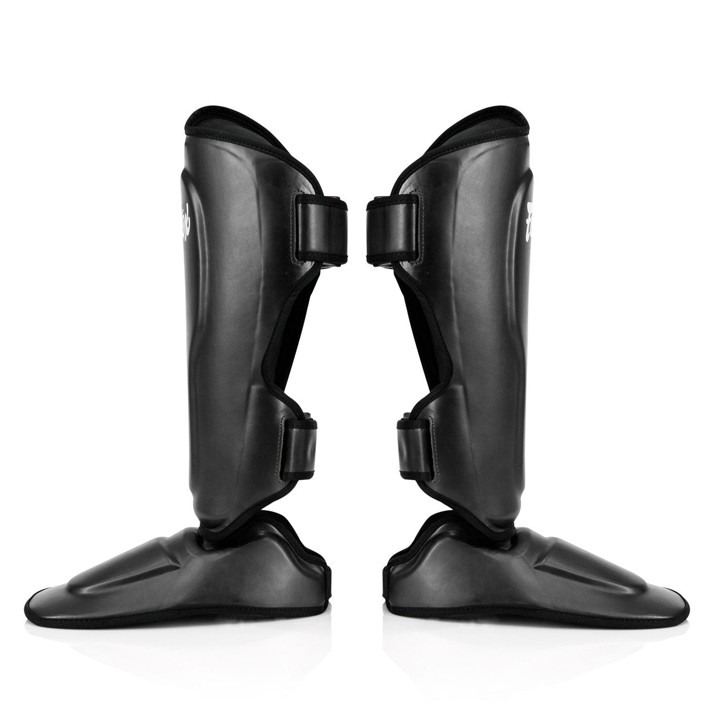 Fairtex Muay Thai Boxing Ultra Ergo Shin Pads Black