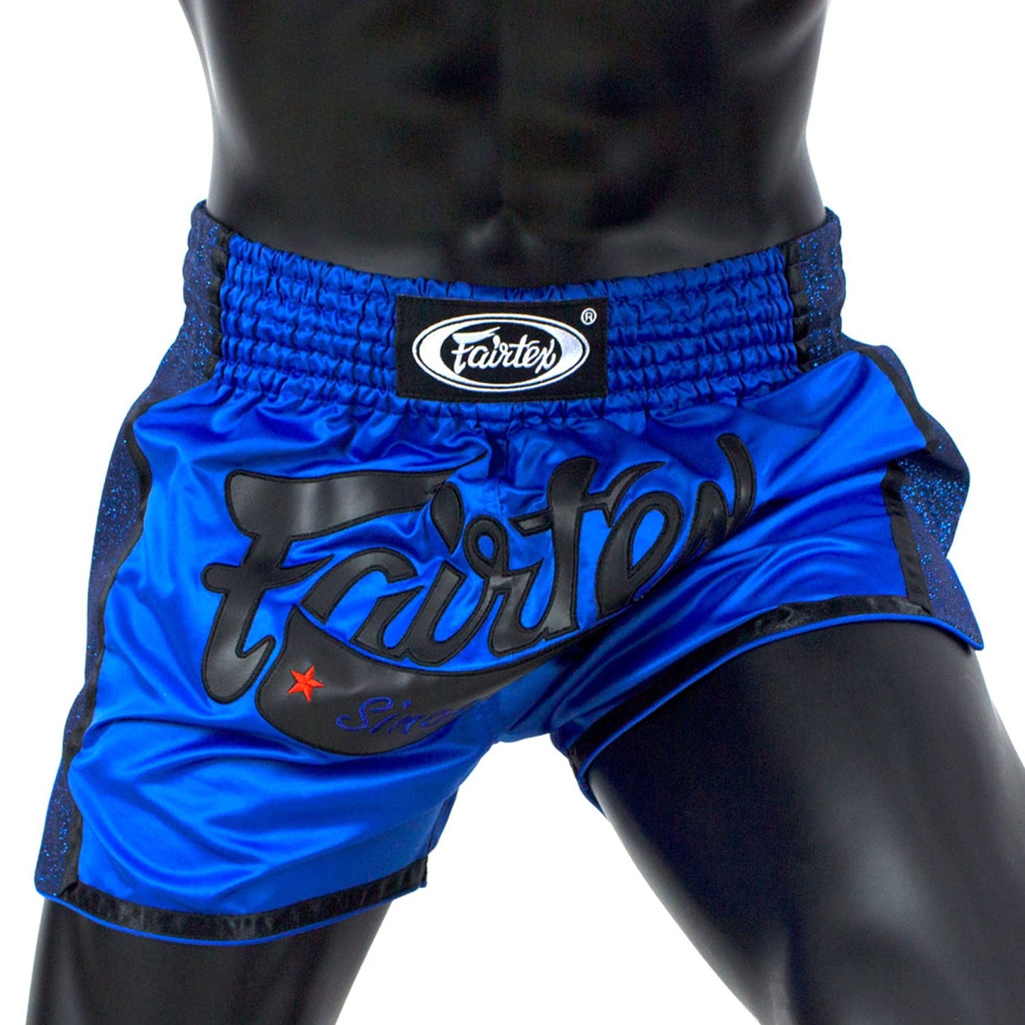 Fairtex Slim Fit Muay Thai Boxing Shorts Royal Blue