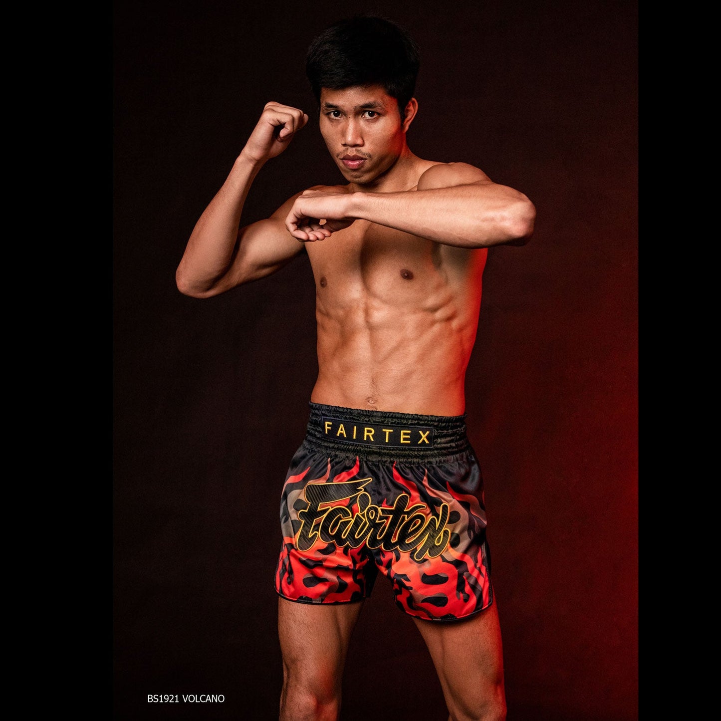 Fairtex Volcano Muay Thai Boxing Shorts Black