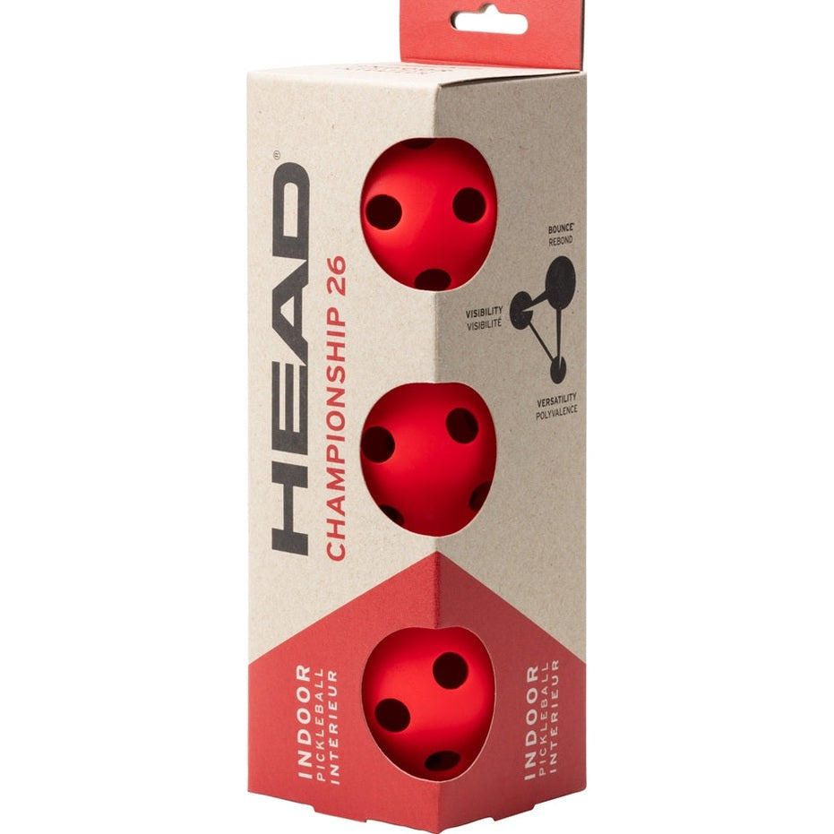 Head Pickleball Penn 26 Indoor Ball (3-Ball Tube)