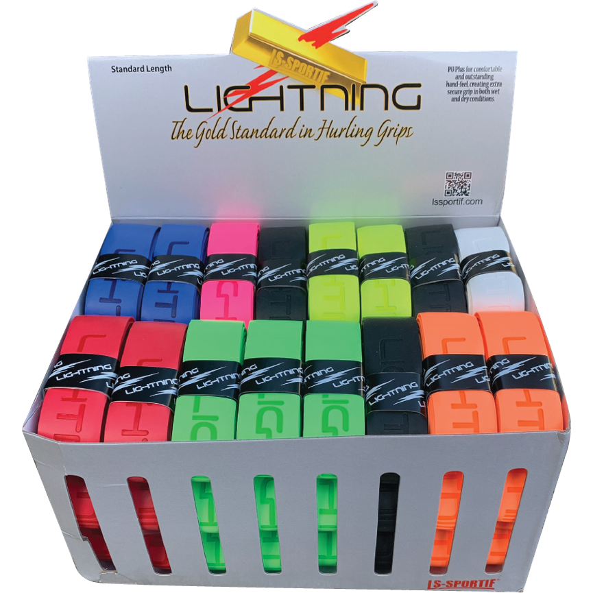 LS-Sportif Embossed Lightning Grip Box (48pcs)