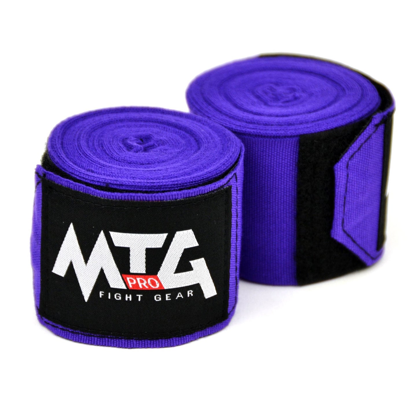 MTG Pro Muay Thai Boxing 5m Elasticated Handwraps Purple