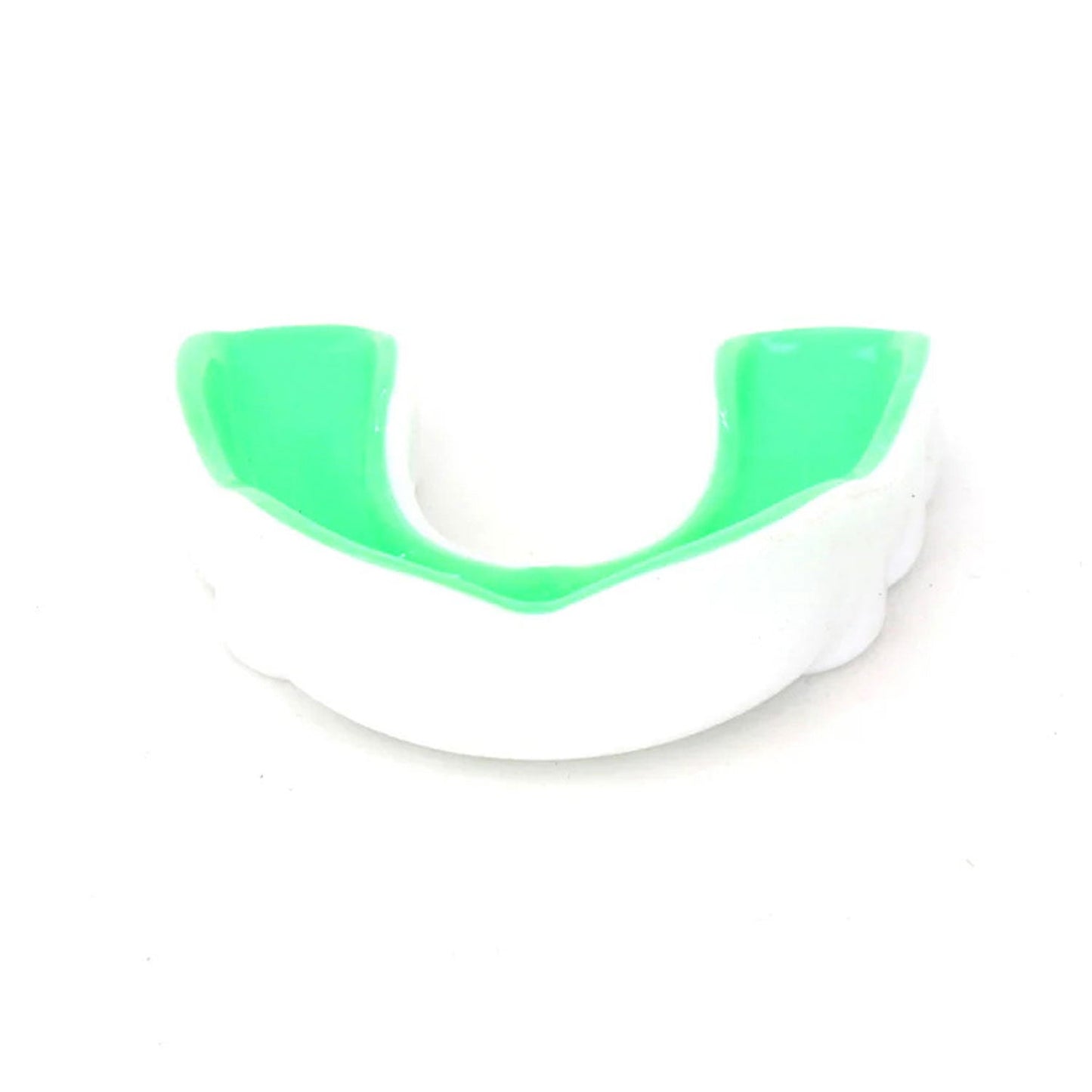 MTG Pro Muay Thai Boxing Gel Mouthguard White-Green