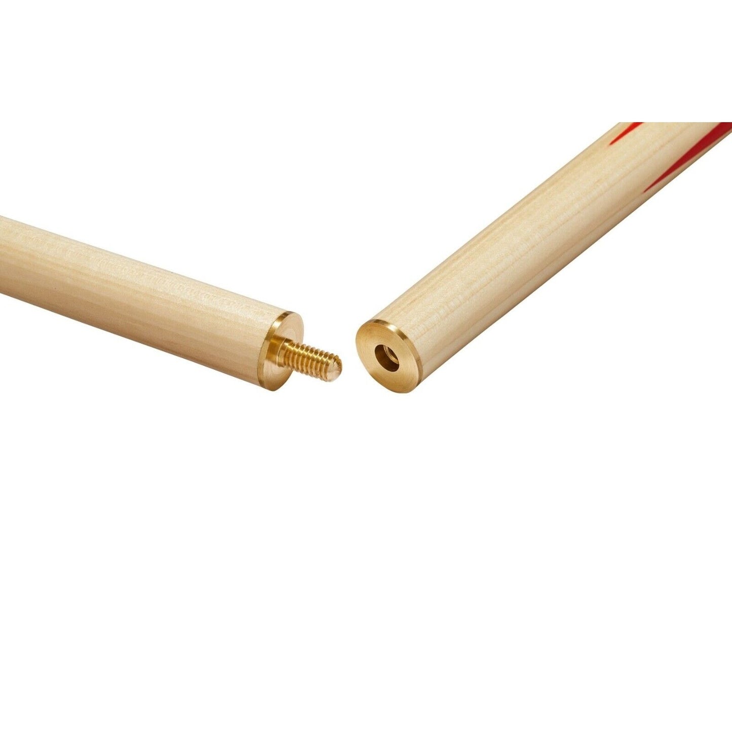 Powerglide Snooker Cue 2 Piece 10mm Tip - Red