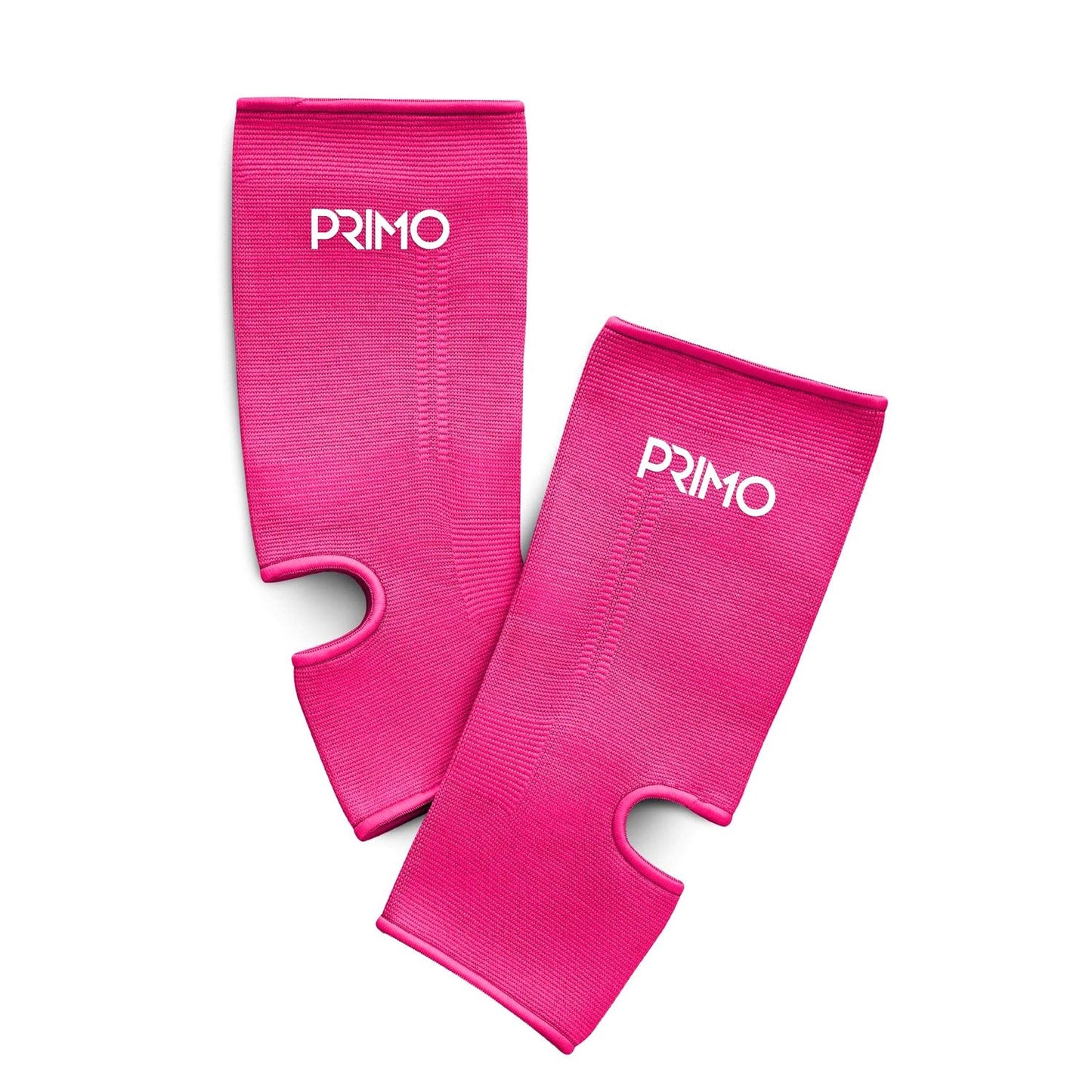 Pink Primo Monochrome Ankleguards for sports, featuring a sleek design and adjustable straps for secure fit during athletic activities.