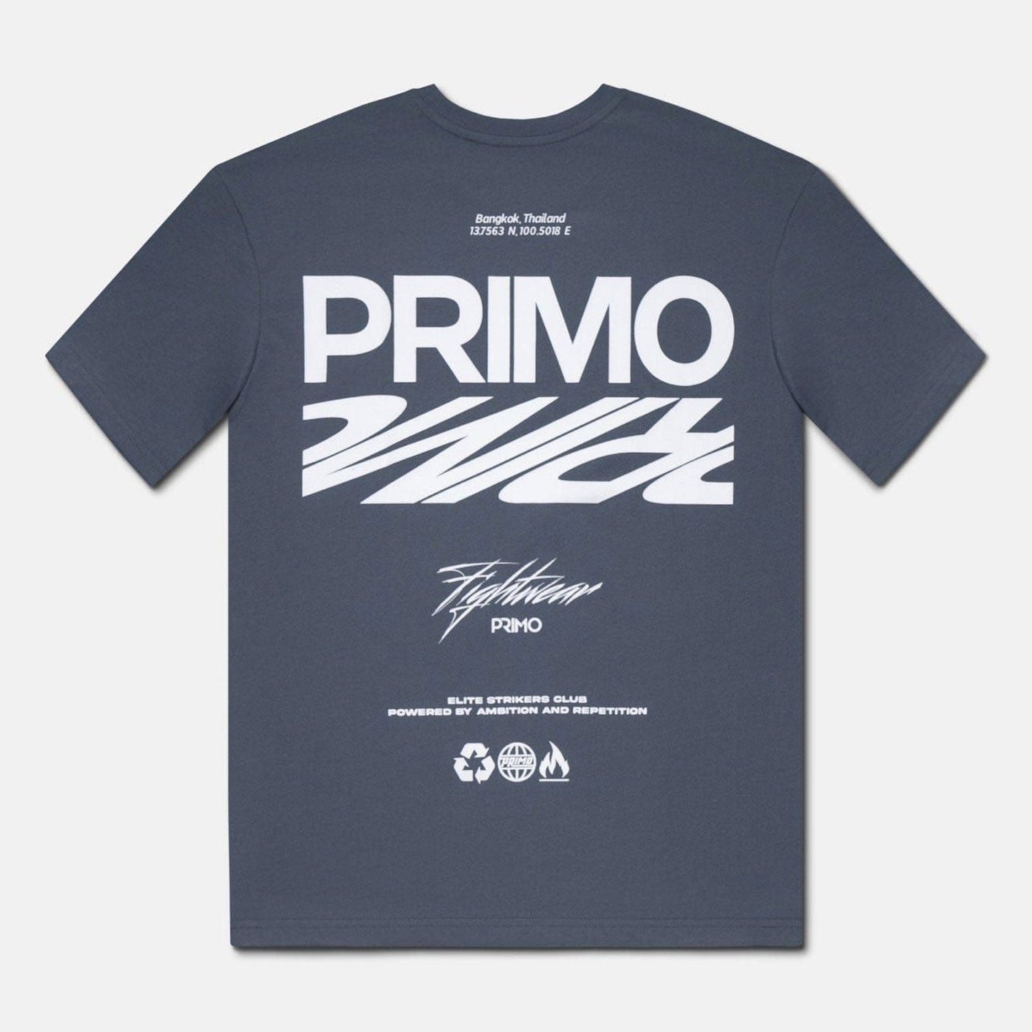 Primo Muay Thai Boxing E.S.C (Elite Strikers Club) T-Shirt - Grey