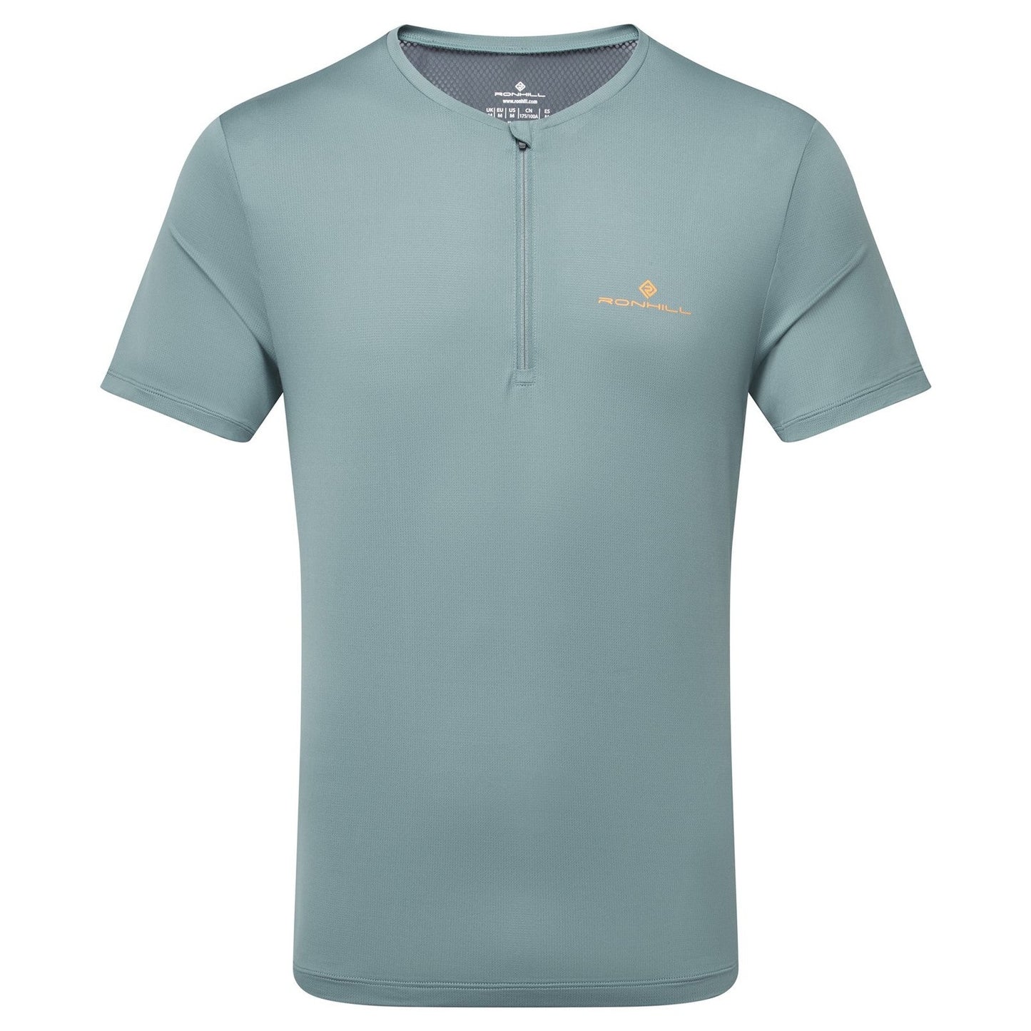 Ronhill Mens Tech 1/2 Zip Short Sleeve Tee