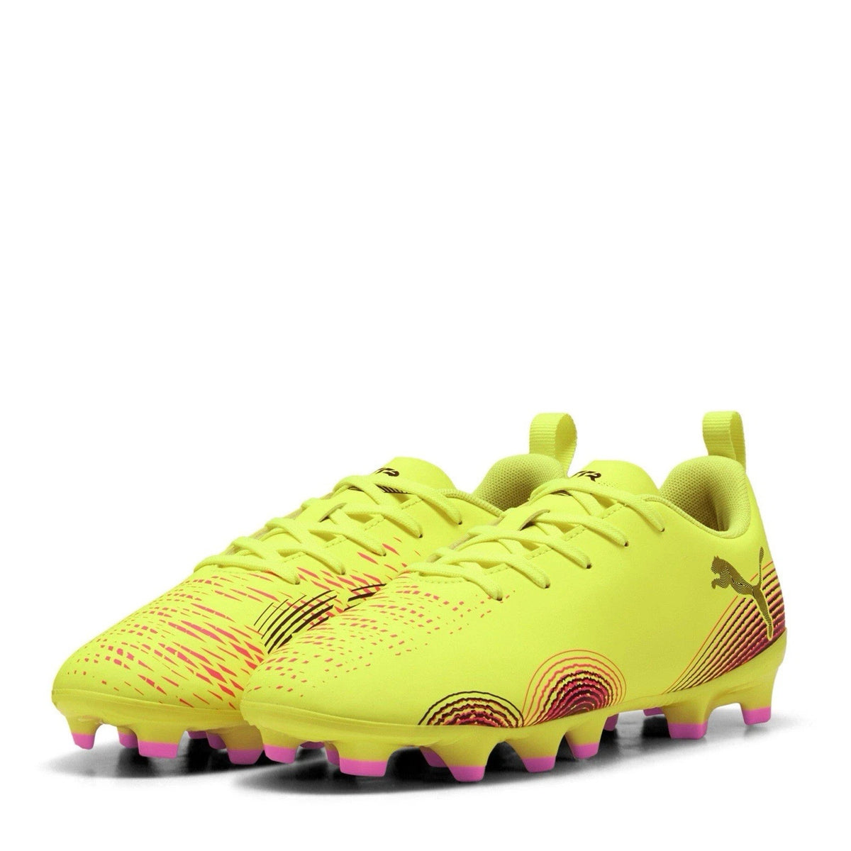 Puma Future.4 FG Junior Yellow Football Boots - Size 4UK