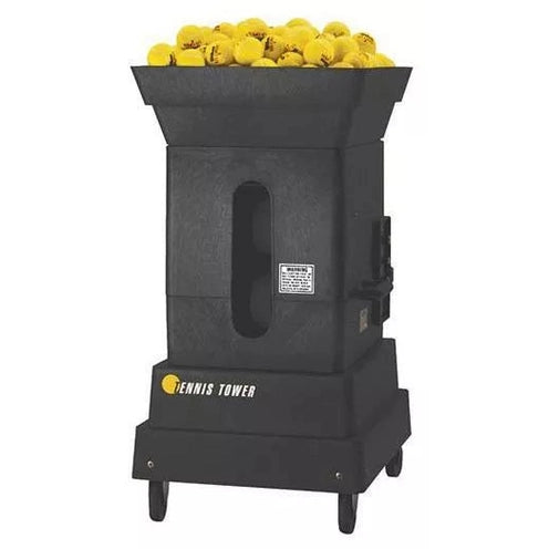 Sports Tutor Club Tennis Tower Mains Powered Tennis Ball Machine