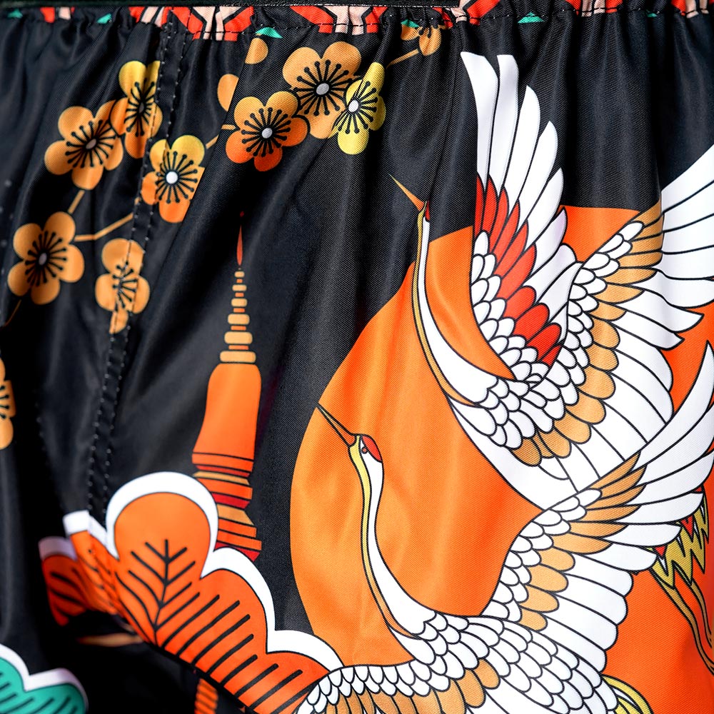 TUFF Muay Thai Shorts Autumn Sunray