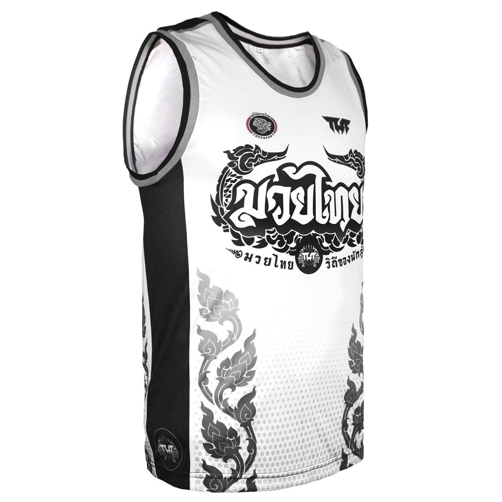 TUFF Muay Thai Tank Top The Great Hongsa White