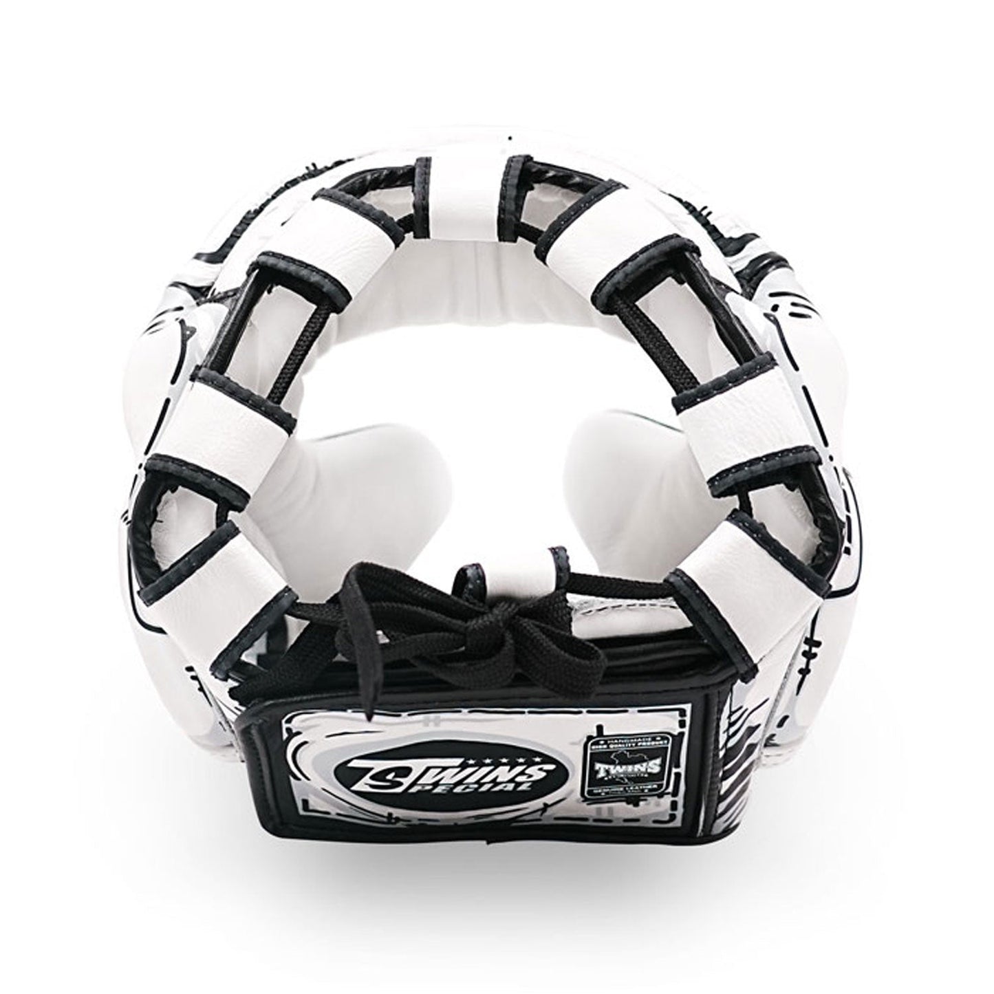 Twins Special Muay Thai Boxing FHGL3-66 Leather Sparring Headguard - Comic