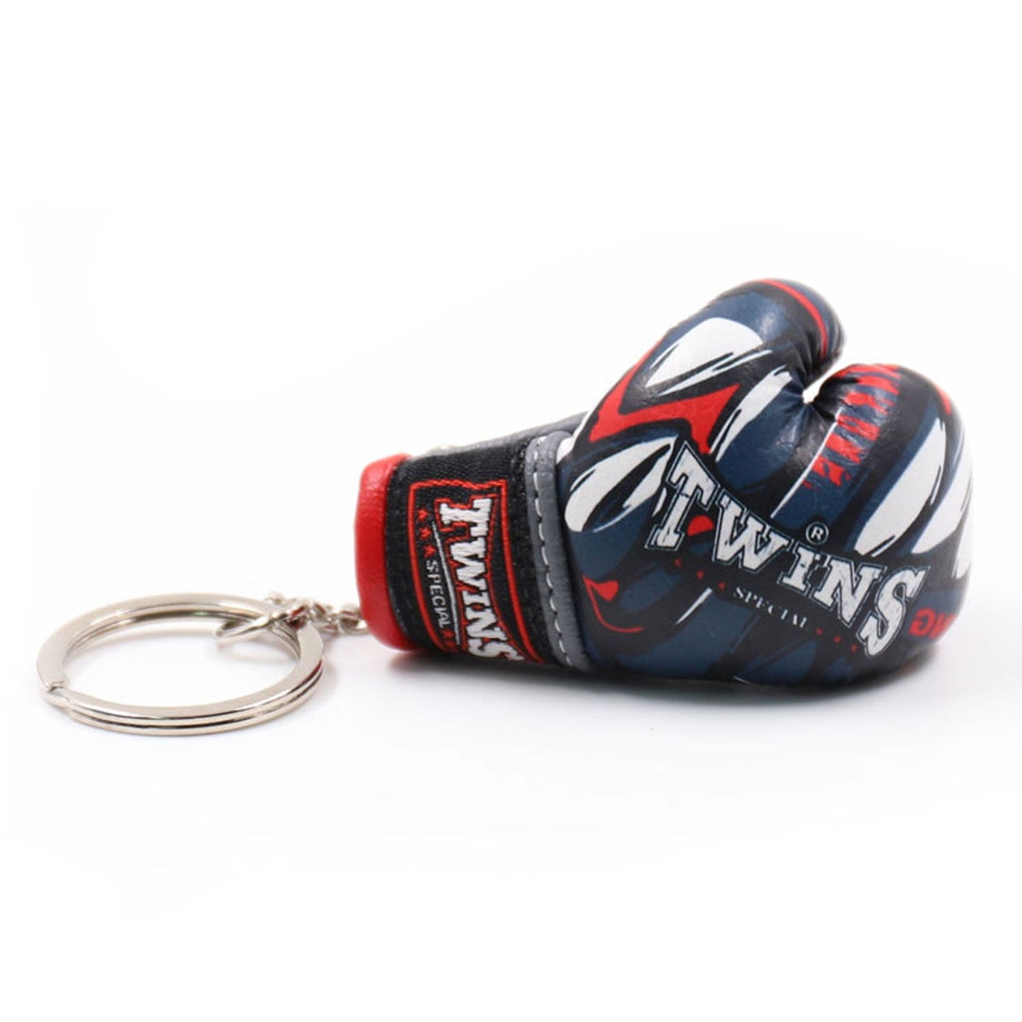 Twins Special FMBG3-55 Muay Thai Boxing Glove Keyring - Demon